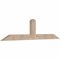 Ekena Millwork Portland Smooth Timber Gable Bracket, Douglas Fir, 84"W x 21"H x 3 1/2"D x 5 1/2"F, 6/12 Pitch GBW084X21X0406POR00SDF - alternate 4